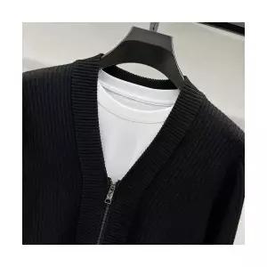 남성용 니트 캐주얼 브이넥 봄가을 기본 긴팔 가디건 스웨터 OP3