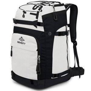 SEMSTY 스키 부츠 백팩 55L /70L 방수 및 스노보드 여행용 헬멧 고글 장갑 액세서리