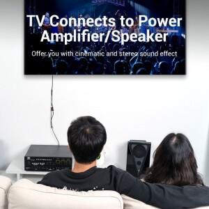 Vention 아이폰 컴퓨터 스피커용 오디오 Y 케이블 RCA 잭 스플리터 스테레오 3.5 수 암 AUX