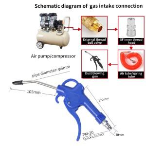 고압 공압 랜스. 펌프 확장 노즐. 업용 에어 블로워, 컴프레서 액세서리 도구