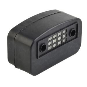 65mm 에어 컴프레서 소음기 흡입 펌프 인렛 필터 플라스틱 쉘 사각형 공압 부품