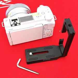 ZVE10M2 케이블 잠금 장치  II 미러리스 카메라 라이브 스트리밍 테더링 촬영용 퀵 L 플레이트 삼각대 홀더