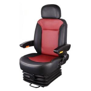 중장비 시트 지게차 충격흡수의자 의자 가죽 트랙터 등받이 교체