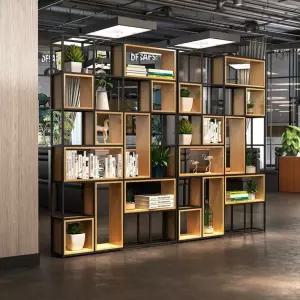 철제 파티션책장 공간분리 모듈 선반 책꽂이 가벽