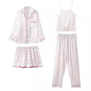 실크 여름 커플 잠옷세트 잠옷 봄가을 핫한 파자마 세트 아이스 사계절 홈웨어 7종 원픽3