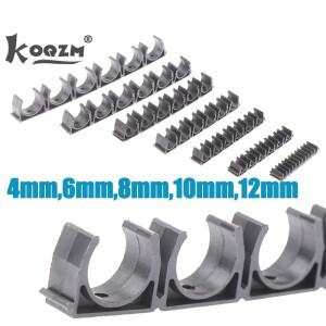 6웨이 4/6/8/10mm/12mm 나일론 공압 튜브 공기 호스 고정 클램프 워터 파이프 홀더 가스 압축기 전환 흐름