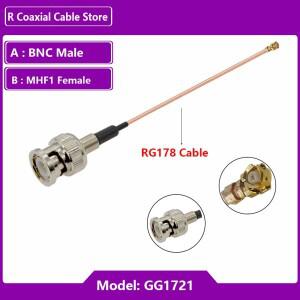 1PC BNC - MHF RF 동축 RG178 케이블 Male uFL/u.FL/MHF 어댑터 피그테일 WIFI 안테나 연장