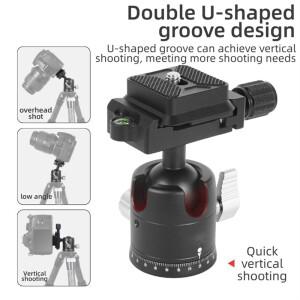 AT82-360 DSLR 카메라 삼각대 설치용 전문가용가용 1/4