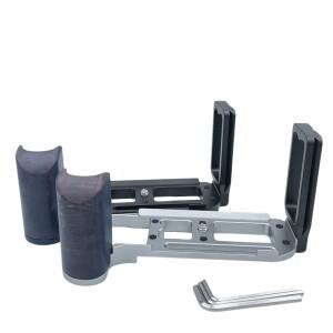 AU41-카메라 퀵 릴리스 플레이트 L 브래킷 Nikon DF 1/4인치 삼각대 나사가 있는 수직 손잡이 블랙