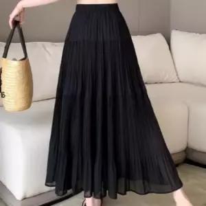 [옷은날개] 주름 스커트 페미닌 밴딩 캉캉 플레어스커트