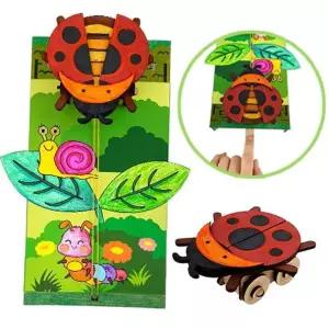 곤충 만들기 탄성 자동차 자동차만들기 무당벌레 고무줄