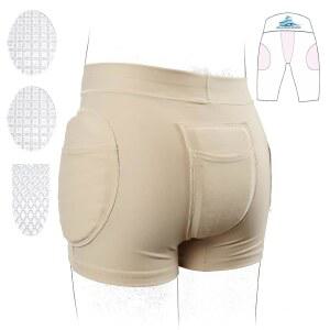 스케이팅 스피릿 슬림 패딩 피겨 반바지, 힙 테일본 젤 패드 보호 속옷