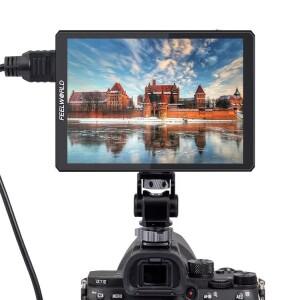 Feelworld CUT6/6S 6인치 터치 스크린1920x1080 3D LUT M.onitor 비디오 모니터 레코더 FHD 지원 IPS 4K 호