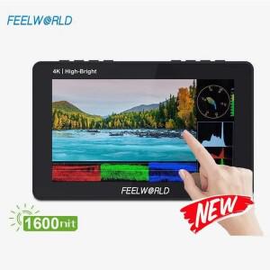 FEELWORLD F5 PRO X 5.5인치 1600nit 고휘도 터치스크린 DSLR 카메라 필드 모니터 4K HDMI
