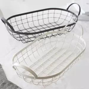 타원 철제 바스켓 철망바구니 홈데코 홈인테리어 소품 Avr1+4Hgw