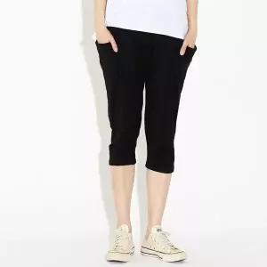 [하프클럽/알티피아]TR면 7부바지 찰랑찰랑 7부바지룩