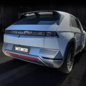 [CAR] 아이오닉 리어 리플렉터 반사스티커 범퍼 반사판 자동차스티커튜닝 차량용스티커