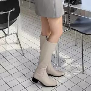 미들힐 부츠힐 롱부츠 로우힐 힐 봄여자신발 여성화