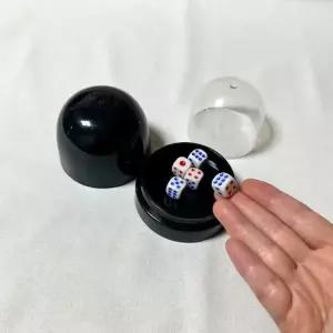 주사위 게임 세트 케이스포함 학교 통 블랙 방과후 놀이 내기