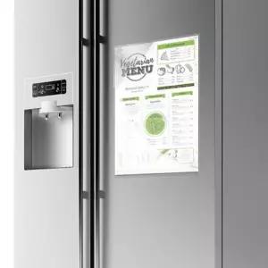 자석 안내보 게시판용 A5 포켓카드 3매 사무실용 서류정리용품 대학생 사무실책상정리