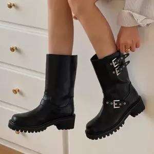 여성구두 워커부츠 여성부츠 봄구두 워커 통굽 발목