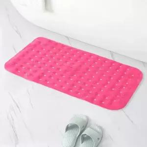 타일흡착 미끄럼방지 욕실매트 34x64cm) 핑크) 발판 미끄럼방지발매트 논슬립발매트