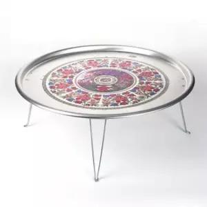 밥상 다과상 술상 62CM 찻상 옛날 양은 교자상 캠핑상 레트로밥상 양은상 레트로술상