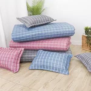 체크 요 매트 접이식 국내산 싱글 요 매트 커버 더블 항균 손님방 4060 폴리요 차박요 베개 캠핑 요솜 폴리