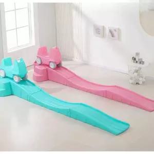 실내 미끄럼틀 놀이방 옐로우 블루 놀이 미니 안전 매트