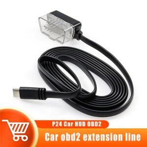 HUD P24 자동차 Obd2 연장 라인 허드 윈도우 디스플레이 어댑터 진단 케이블 액세서리