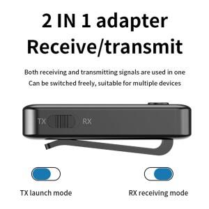 2in 1 BT 5.3 송신기 3.5mm AUX 어댑터 PC 차량용 스피커