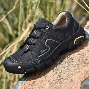 가죽 경등산화 워킹화 트레킹화 남자 라이트브라운 작업화