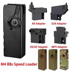 호환  Tatcial BB 로더 M4 핸드 크랭크 Mag Airsoft 로더 6mm 1000 라운드 M4AKG36HiCAPMP5 Qucik 리로딩