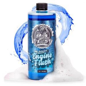솔티 마린 엔진 플러시 u2013 아웃보드 및 인보드용 부식 방지 염분 제거 제트 스키 모터 녹과 산화로부터 보호, 성능 수명 최적화 (32 floz)