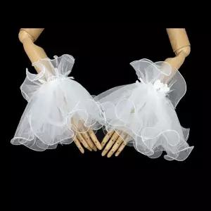 혼주 레이스 스타일 웨딩 신부 셀프 화보 장갑 자수