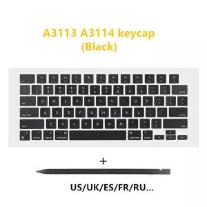 호환   A3113 A3114 키캡 에어 M3 13인치 15인치 키캡 미국 영국 스페인 프랑스 러시아 2024