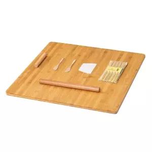 픽유아 11번가 제빵작업대 베이킹 반죽판 나무 반죽대 도마 받침대