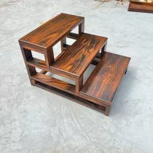 방부목계단 방부목 스텝 무도장 실내용 발판 나무계단 40x40x40 길이 발받침