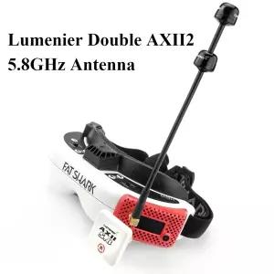 호환  Lumenier AXII 2 이중 장거리 5.8GHz 2.2dBi 이득 Fatshark EV200D FPV 고글 FPV RC 레이싱 드론 모