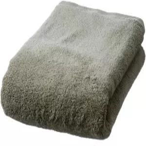 우에노 타월 럭셔리 일본식 목욕 - 1세트 센슈 그레이 약 27.5 ×55 초부드러움 빠른 건조 흡수성 경량