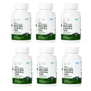 애터미 스피루리나 에터미 엽록소 스피리루나 아토미 피부건강 스피룰리나 6개 DJ