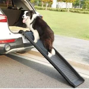 대형견 차량용 발판 접이식 계단 줄무늬 슬라이드 승하차