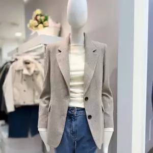 [더틸버리]헤링본 투버튼 싱글 재킷MTS2M0JK511_DG