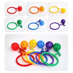 알록달록 손을사용하지않는 스포츠발목줄넘기 전신운동 유치원