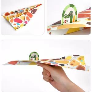 멋진무늬 비행기날리기 종이비행기접기세트 탐구심 시각자극