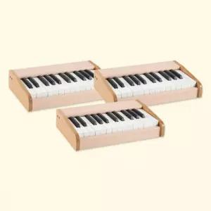 음악학원 리듬교육용 맑은소리 원목 피아노 3개 세트 영유아