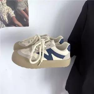 천진반 흰색 여사친 가을 캐주얼 빈티지 데일리룩 신발 운동화 워킹화 덕훈 슈즈 보드화 KUK3