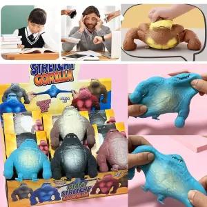 고릴라말랑이 손장난감 촉감놀이 스트레스볼 모래/완구/캐릭터/인형/말랑이/스퀴시/촉감/놀이/주물럭/ASMR