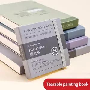 호환  1PC 찢을 수 있는 드로잉 노트북 멋진 드로잉 피쉬북 마크펜 스케치 수채화 노트북 두꺼운 아크릴 판