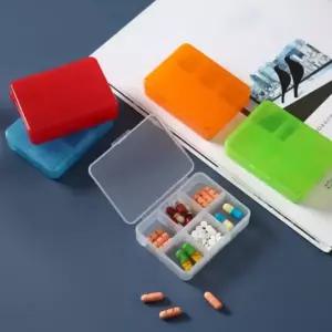 탈부착 알약용기 약통 6칸알약케이스 영양제 소분 약보관 6칸 알약 소분통
